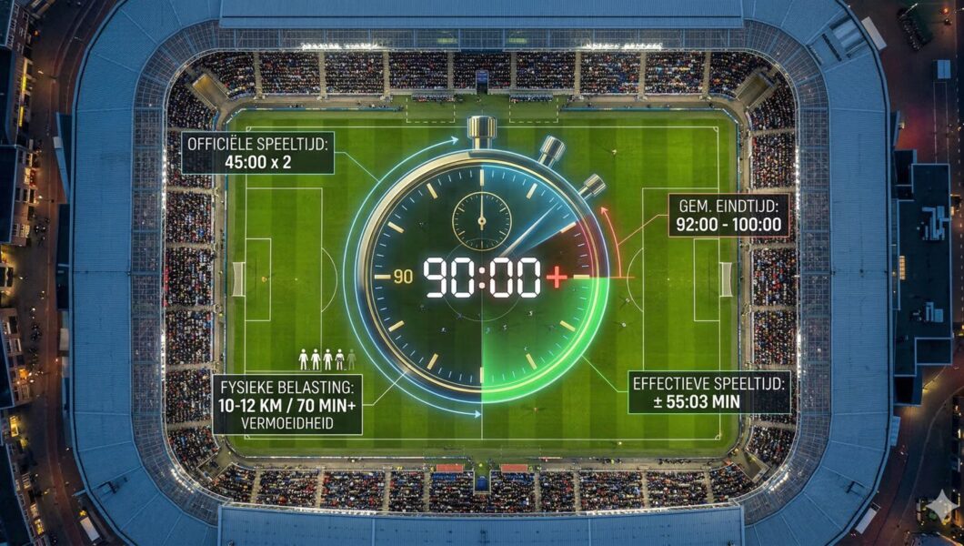 hoelang duurt een wedstrijd gemiddeld uitleg