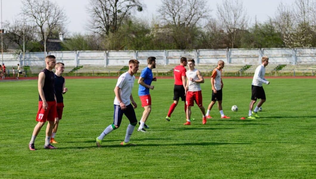 warmingup voetbal