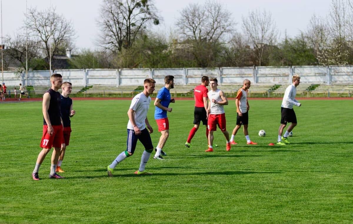 warmingup voetbal